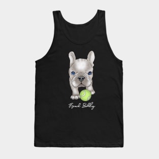 French Bulldog Puppy with ball Tank Top